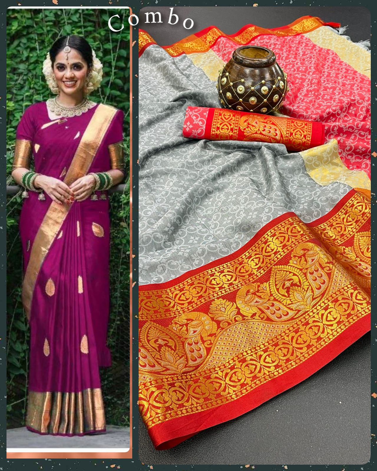 Aab Combo 3 Designer Non Catalog Sarees
